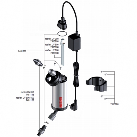 EHEIM Reeflex 350 - 7 Watts - Filtre UV Aquarium