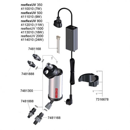 Image 1 - EHEIM Reeflex 800 - 11 Watts - Filtre UV pour aquarium Aqua Store