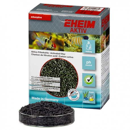 EHEIM Aktiv Charbon Actif + Filet - 2 Litres Aqua Store