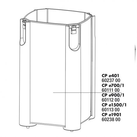 JBL Cuve de filtre CristalProfi e700/701/702