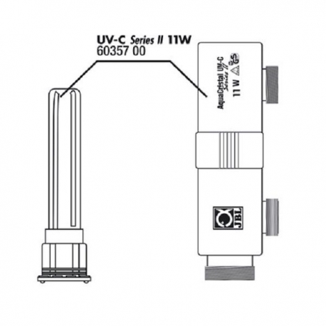  JBL UV-C II 11W Boitier + verre