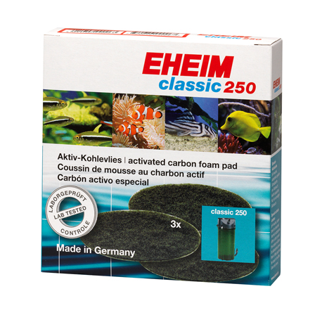 EHEIM Coussins de mousse au charbon actif Classic 250 (Eheim 2213) x3 Aqua Store