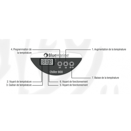 BLUE MARINE Chiller 400, groupe froid aquarium 150 à 300L