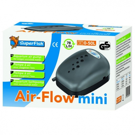 SUPERFISH Air-Flow Mini pompe à air - 78 L/H Aqua Store