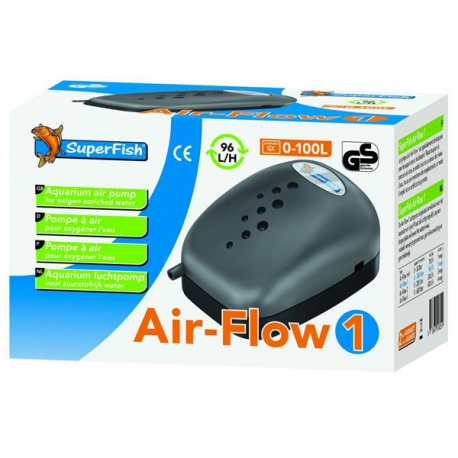 SUPERFISH Air-Flow 1 pompe à air - 96 L/H Aqua Store