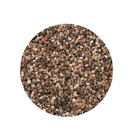 Sable pour aquarium, Fijn Grind Donker, Brun foncé, Granulométrie 1 -2 mm - 4 Kilos