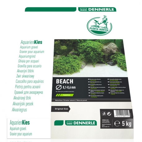 DENNERLE Sable Plantahunter Beach 0.1-0.6 mm - 5 kg Aqua Store
