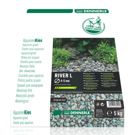 DENNERLE Gravier Plantahunter River 8-12 mm - 5 kg Aqua Store