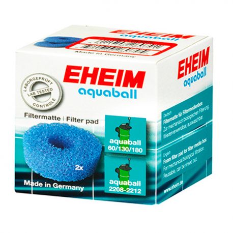 EHEIM Coussins de Mousse pour filtre Aquaball 60/130/180 - Lot de 2