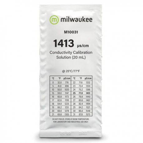 MILWAUKEE Solution étalon TDS 1413us/cm - 20ml Aqua Store