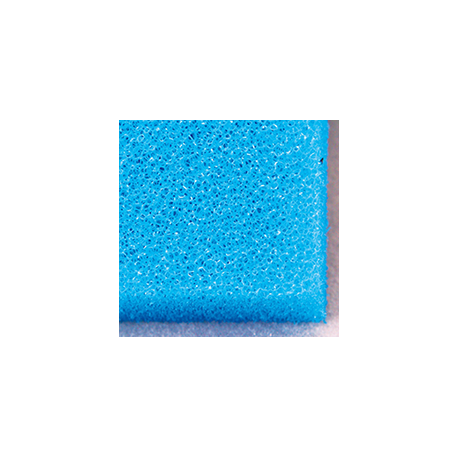 JBL Mousse filtrante bleue maille fine 50 x 50 x 5 cm