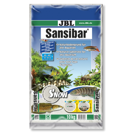 JBL Sansibar SNOW 10kg Substrat fin blanc comme neige Aqua Store