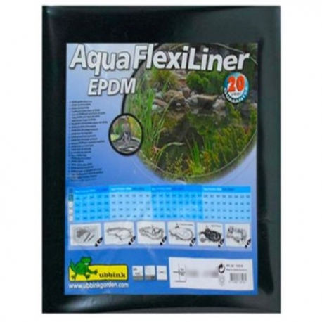 UBBINK AquaFlexi Liner, Bache EPDM épaisseur 0,6 mm - 6,72 x 10 m