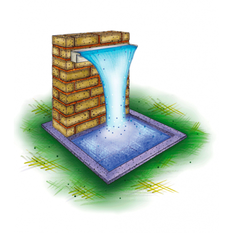 Image 1 - OASE WaterFall 30 - Chute d'eau lame en acier pour bassin Aqua Store