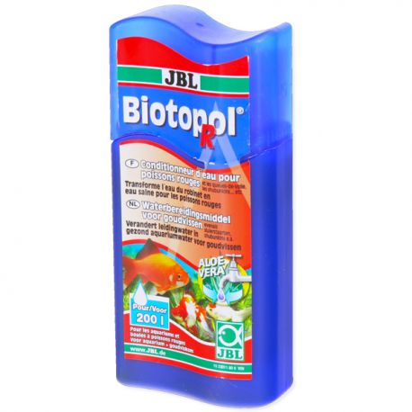 JBL Biotopol R - 100 ml - Conditionneur d'eau poissons rouges
