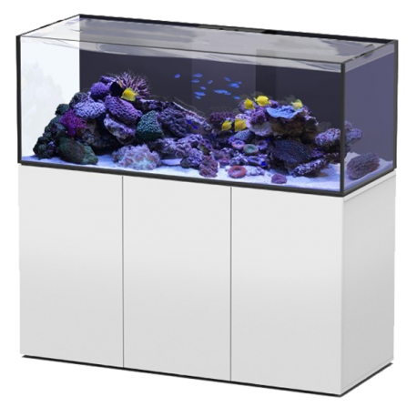 Aquarium AQUATLANTIS Aquaview 150 + Meuble Blanc - 495 Litres Eau de Mer - Livraison incluse