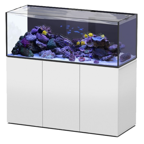 Aquarium AQUATLANTIS Aquaview 150 + Meuble Blanc - 495 Litres Eau de Mer - Livraison incluse Aqua Store