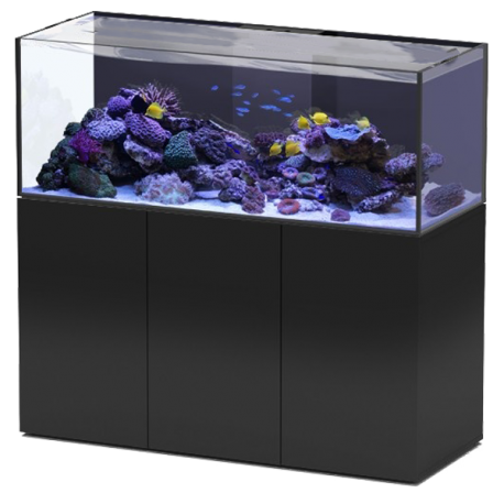 Aquarium AQUATLANTIS Aquaview 150 + Meuble Noir - 495 Litres Eau de Mer - Livraison incluse