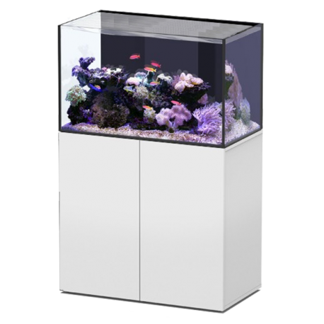 Aquarium AQUATLANTIS Aquaview 92 + Meuble Blanc - 253 Litres Eau de Mer - Livraison incluse Aqua Store