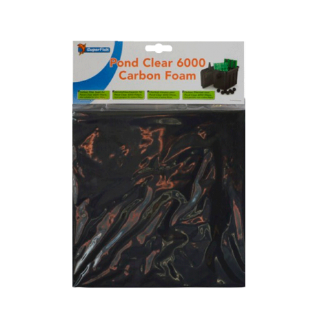 SUPERFISH Mousse Charbon - Pour Filtre Pond Clear 6000