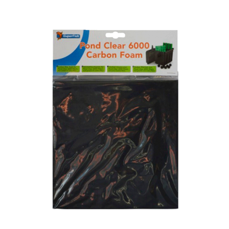 SUPERFISH Mousse Charbon - Pour Filtre Pond Clear 6000 Aqua Store