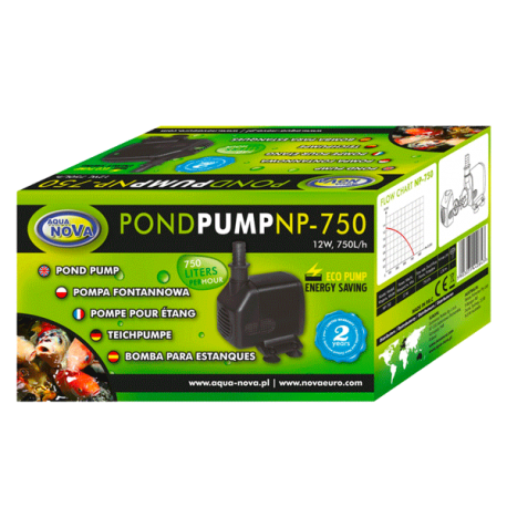 AQUA NOVA Pompe à Eau NP-750 - Débit 750 l/h