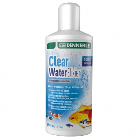 DENNERLE Clear Water Elixier Agent filtrant liquide - 250 ml Aqua Store