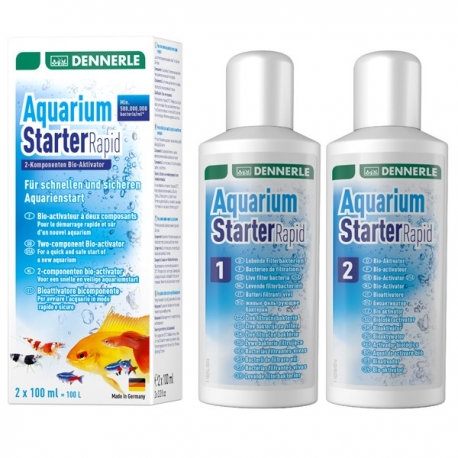 DENNERLE Aquarium Starter rapid - 2x 100 ml