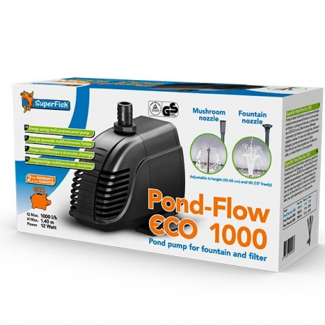 SUPERFISH Pond Flow ECO 1000 - Pompe Bassin 1000 L/H