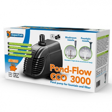 SUPERFISH Pond Flow ECO 3000 - Pompe Bassin 3000 L/H