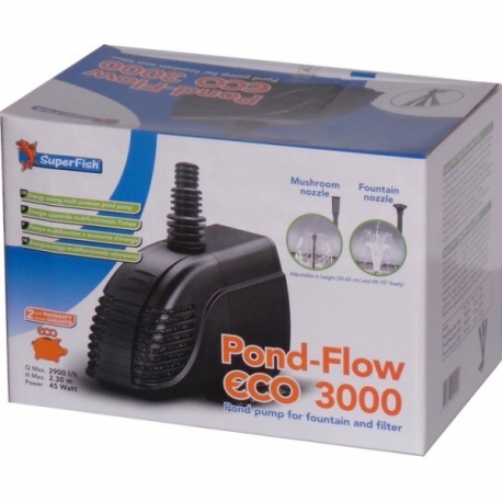 SUPERFISH Pond-Flow ECO 3000 Pompe bassin 3000l/h