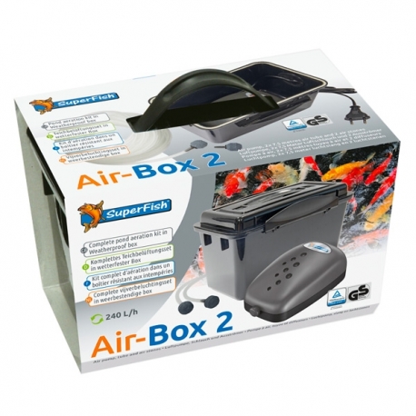 SUPERFISH Air-Box 2 - Kit Aération Bassin - 240 L/H