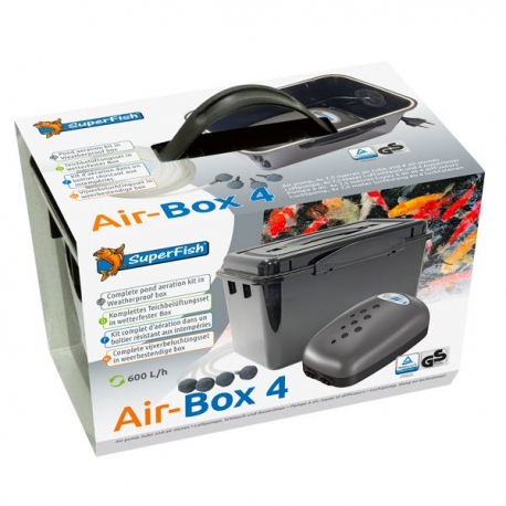 SUPERFISH Air-Box 4 - Kit Aération Bassin - 600 L/H