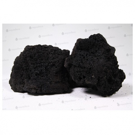 AQUA DECO Premium Lava Black (Roche de Lave) - Taille S entre 9 et 14 cm