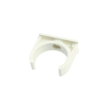 Clip PVC Ø16mm - Blanc