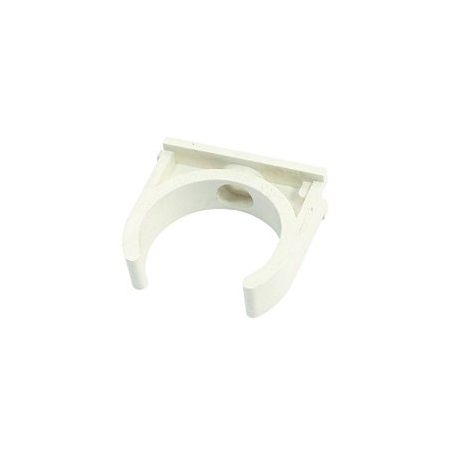 Clip PVC Ø16mm - Blanc Aqua Store