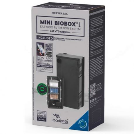 AQUATLANTIS Mini Biobox 1 - Filtre pour aquarium jusqu'à 40 litres