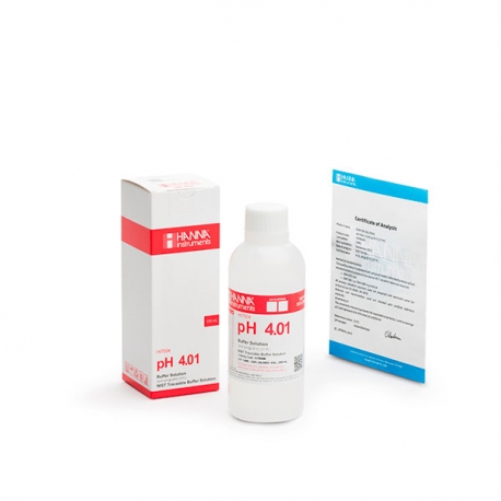 HANNA HI 7004M Solution tampon, pH 4,01 - 230 mL