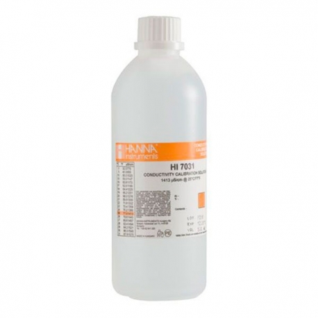 HANNA Solution étalon 1413µS/cm - 500 mL