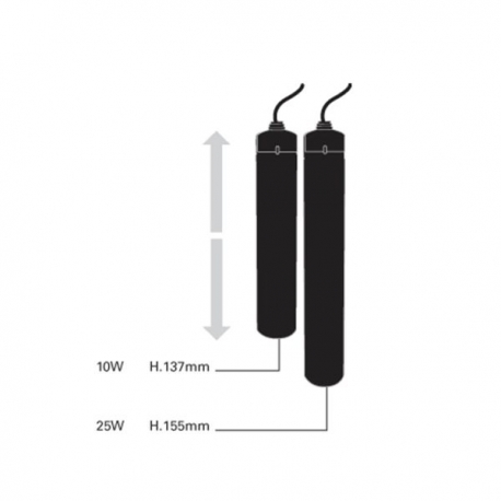 AQUARIUM SYSTEMS VisiTherm Mini 25 Watts - Chauffage pour nano aquarium