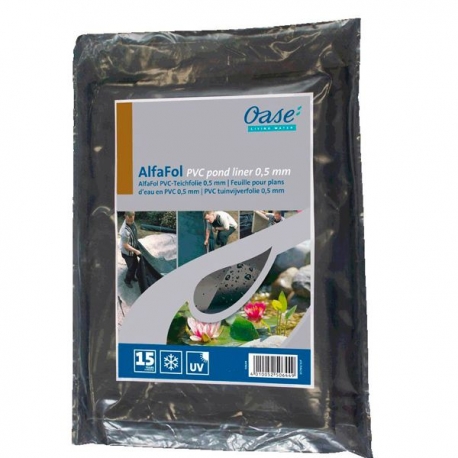 Image 1 - OASE Bache AlfaFol - Bache PVC épaisseur 0,5 mm - 4x6 m - Livraison gratuite Aqua Store