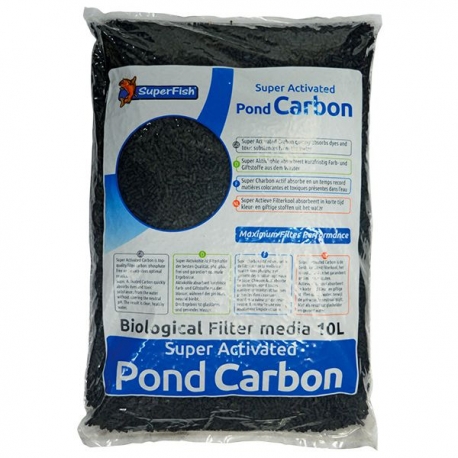 SUPERFISH Pond Carbon - Charbon Actif - 10 L