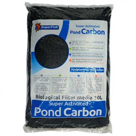 SUPERFISH Pond Carbon - Charbon Actif - 10 L Aqua Store