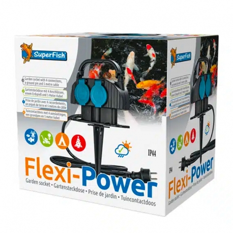 SUPERFISH Flexi-Power - Borne électrique 4 Prises
