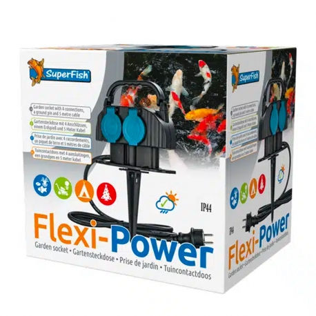 Image 1 - SUPERFISH Flexi-Power - Borne électrique 4 Prises Aqua Store