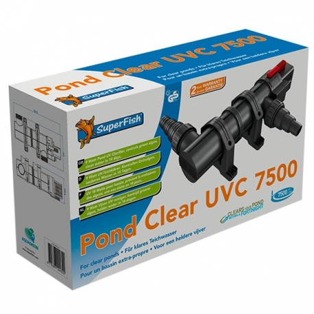 Image 1 - SUPERFISH Pond Clear 7500 UVC - Filtre UV pour bassin 9 Watts Aqua Store