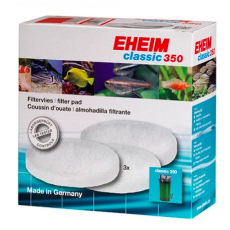 EHEIM Coussins de Ouate - Pour Filtre Classic 350 - Lot de 3 Aqua Store
