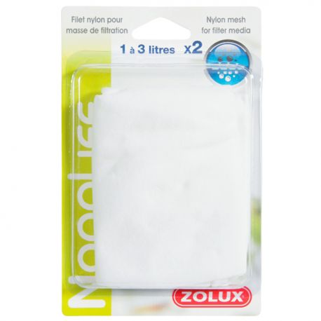 ZOLUX Filets de filtration 1 à 3 L - Lot de 2