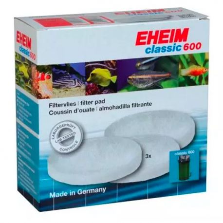 EHEIM Coussins de Ouate - Pour Filtre Classic 600 - Lot de 3 Aqua Store