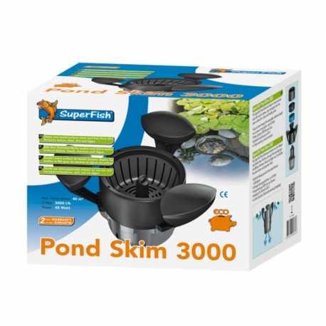 SUPERFISH Pond Skim 3000 Aspirateur de Surface pour Bassin Aqua Store